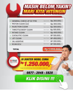 Promo Dokter Mobil Tune Up Jet Clean Diskon 50% Lebih!