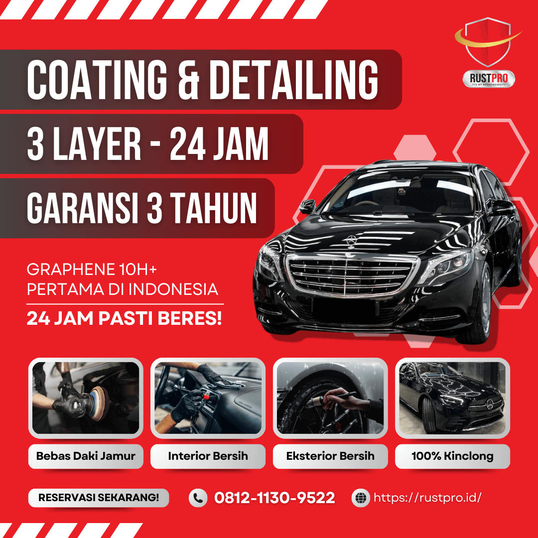 Pengalaman Coba RustPro Coating dan Detailing 24 Jam Beres!