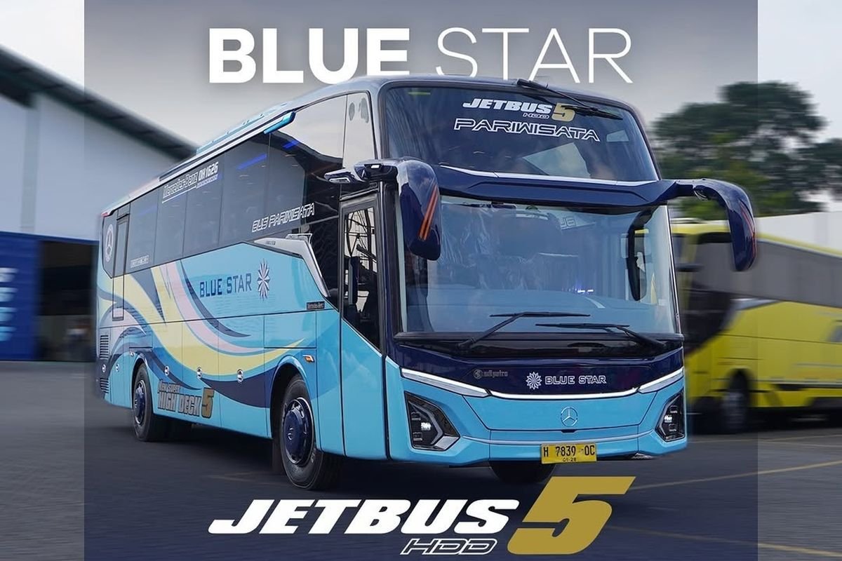 PO Blue Star Rilis 100 Unit Bus Baru, Hadir dengan Sasis Mercedes-Benz yang Tangguh