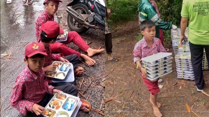 Siswa SD di Sukabumi Tempuh Akses Terjal Demi Makan Bergizi Gratis: Perjuangan untuk Masa Depan yang Lebih Baik