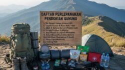 Daftar Perlengkapan Pendakian Gunung yang Wajib Dimiliki Oleh Para Pendaki Pemula Agar Tetap Aman