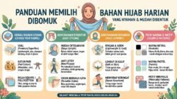 Cara Memilih Bahan Hijab Yang Nyaman Dan Mudah Dibentuk Untuk Aktivitas Harian