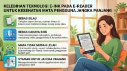 Kelebihan Teknologi E-ink Pada Perangkat E-reader Untuk Kesehatan Mata Pengguna Jangka Panjang